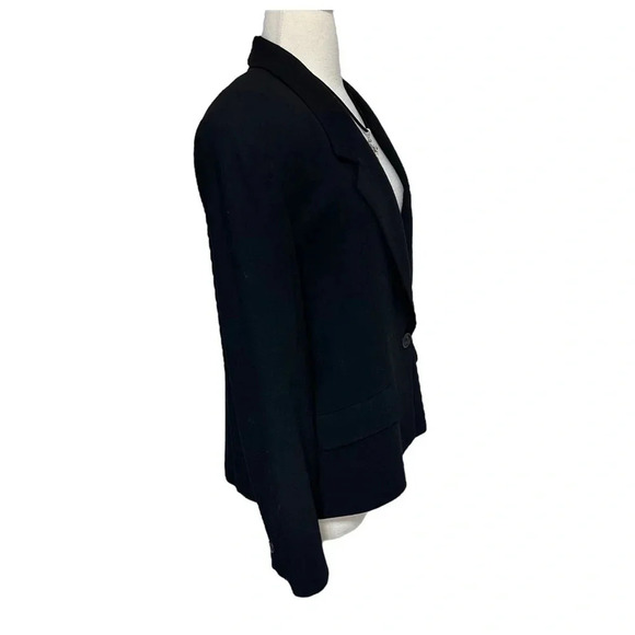 Talbots vintage 14 plus size black 1 button blazer - Picture 6 of 8